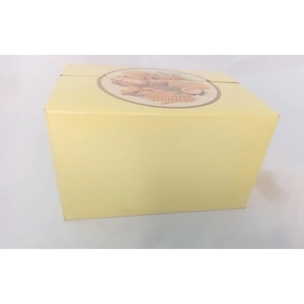 Vintage C.W. Post Metal Recipe Box